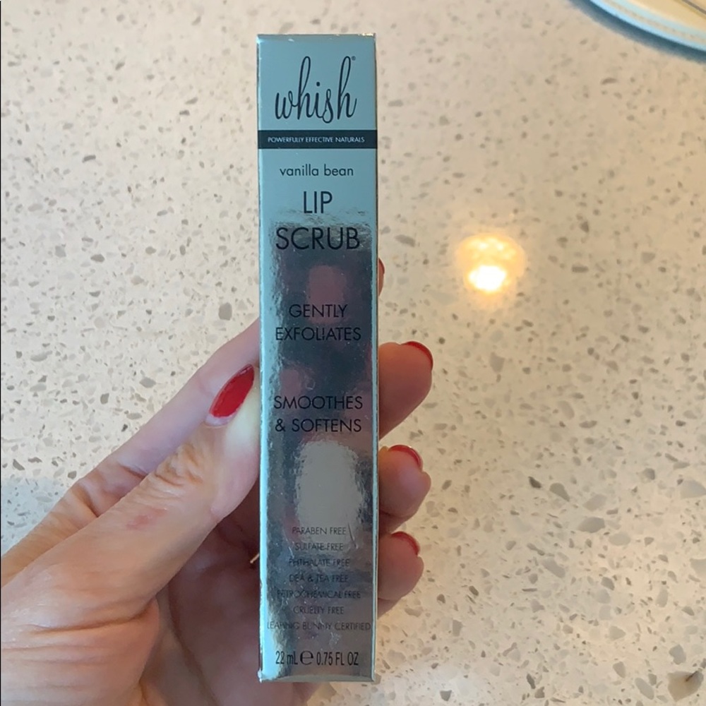 Whish vanilla bean lip scrub